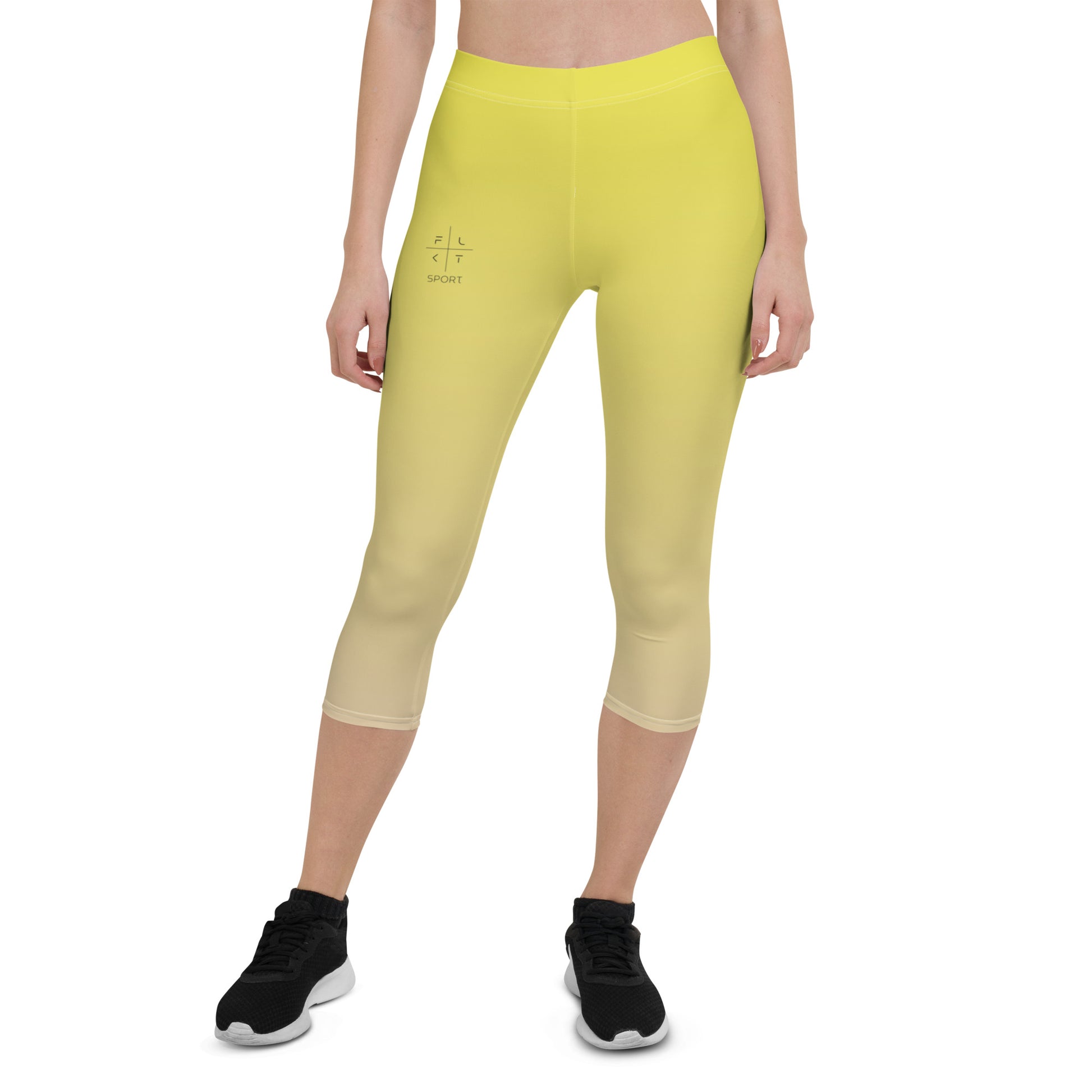 Sunrise Symphony FLAKOUT Sport Women's Capri Leggings - FLAKOUT