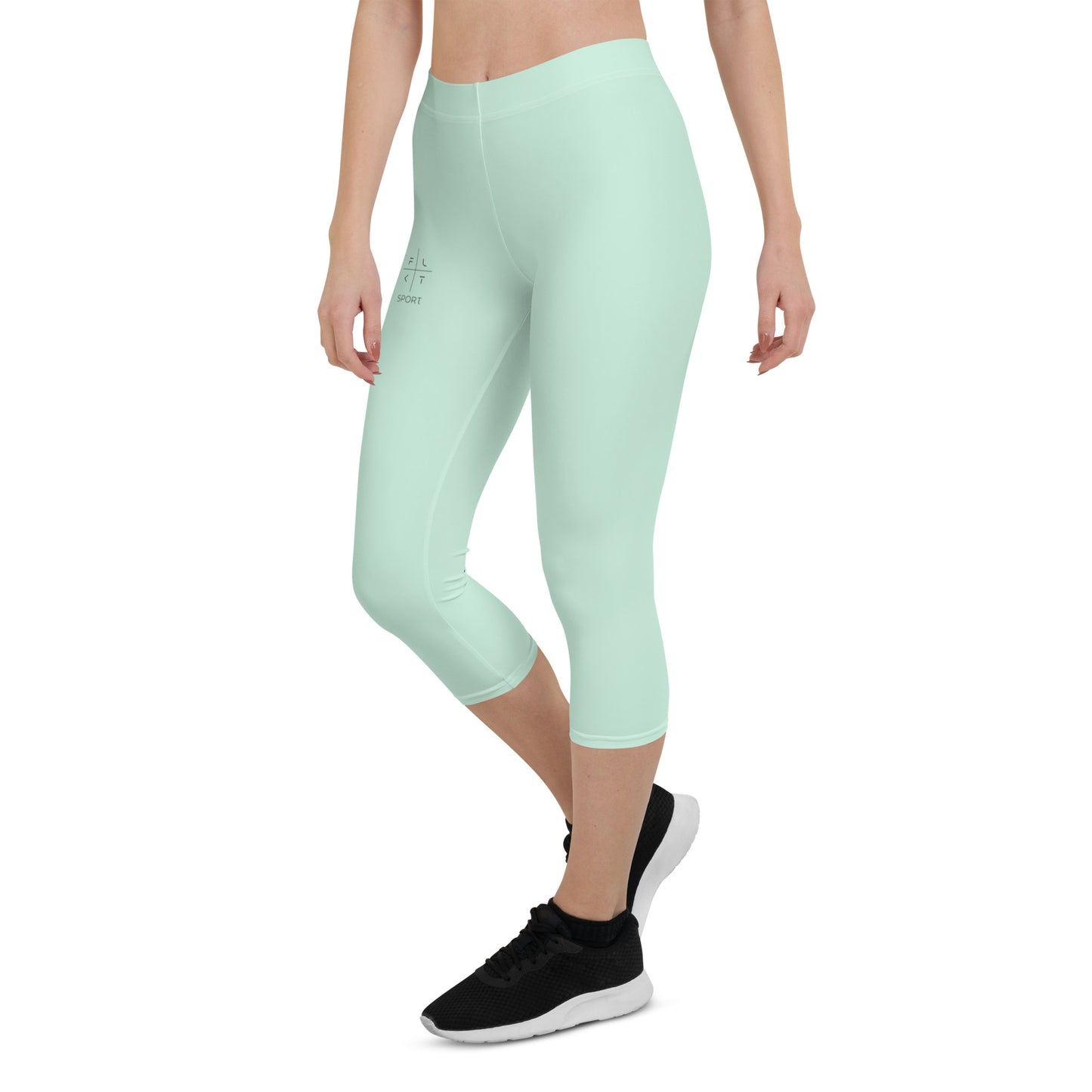 Dewdrop Dream FLAKOUT Sport Women's Capri Leggings - FLAKOUT