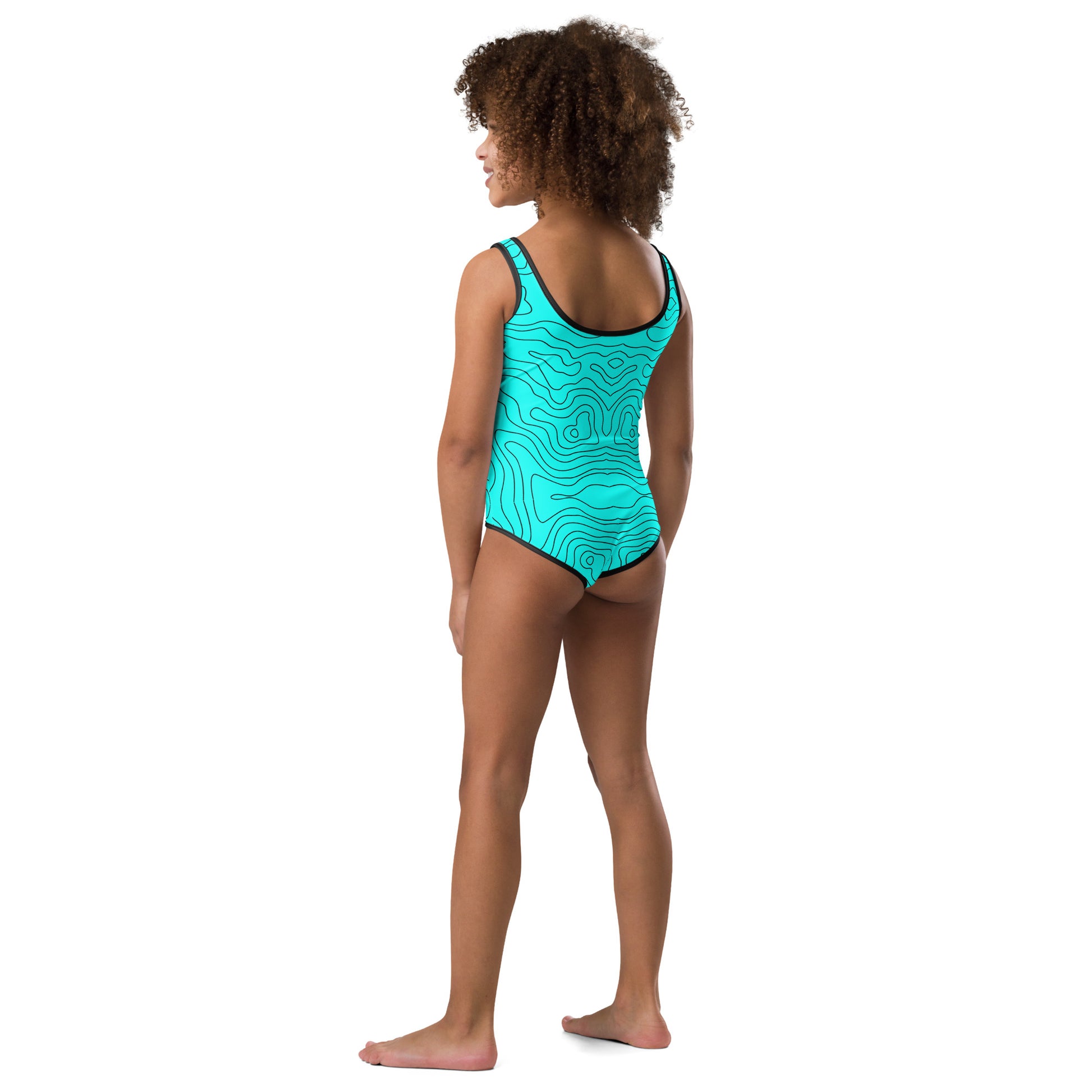 Blue Abyss Girl's Swimsuit - FLAKOUT