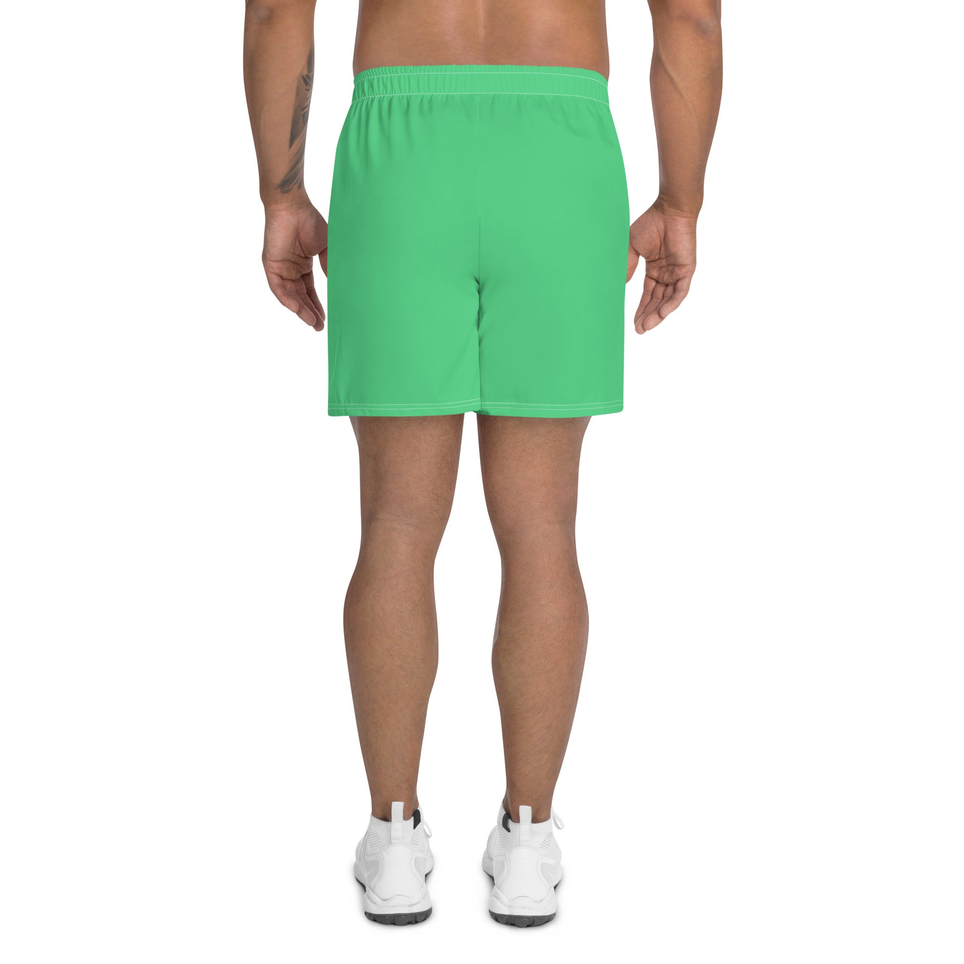 Serene Seagrass Men's Recycled Athletic Shorts - FLAKOUT