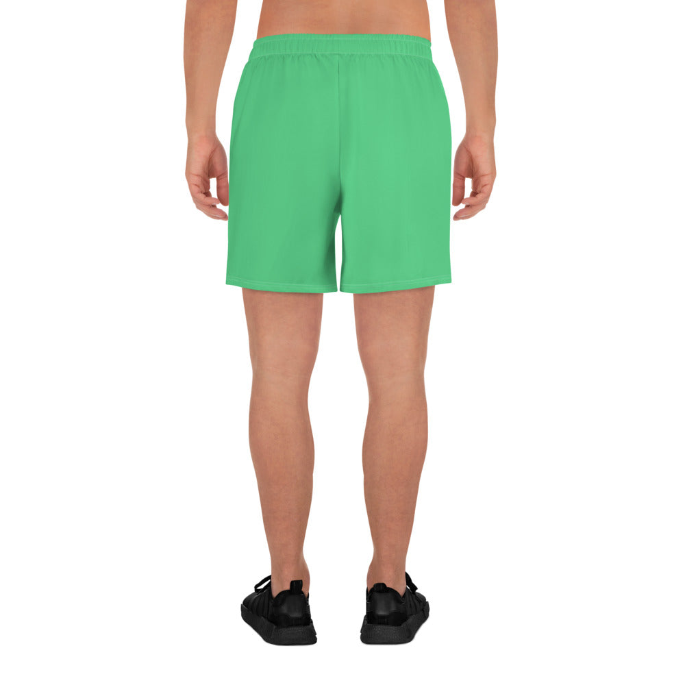 Serene Seagrass Men's Recycled Athletic Shorts - FLAKOUT