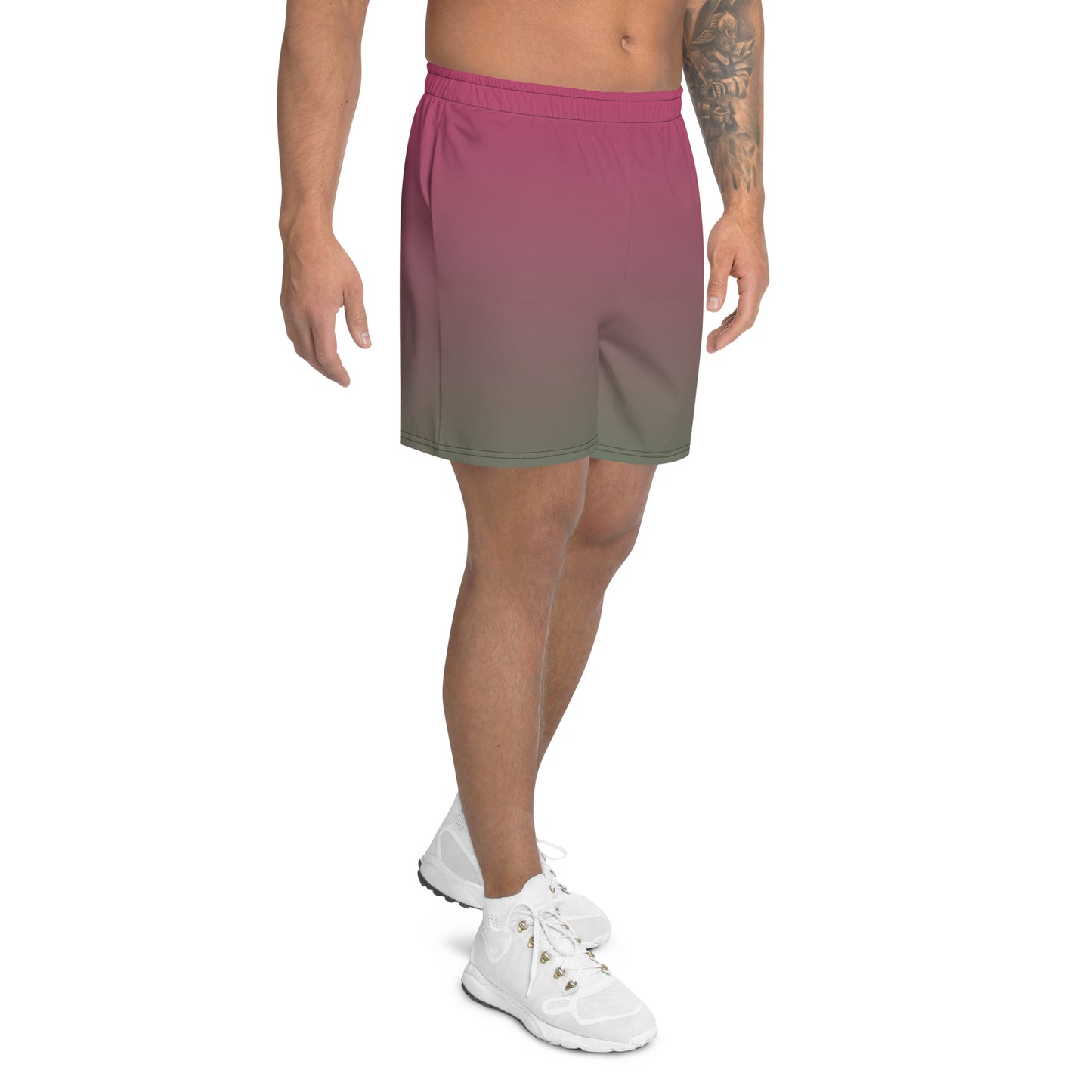 Olive Lilac Men's Recycled Shorts - FLAKOUT