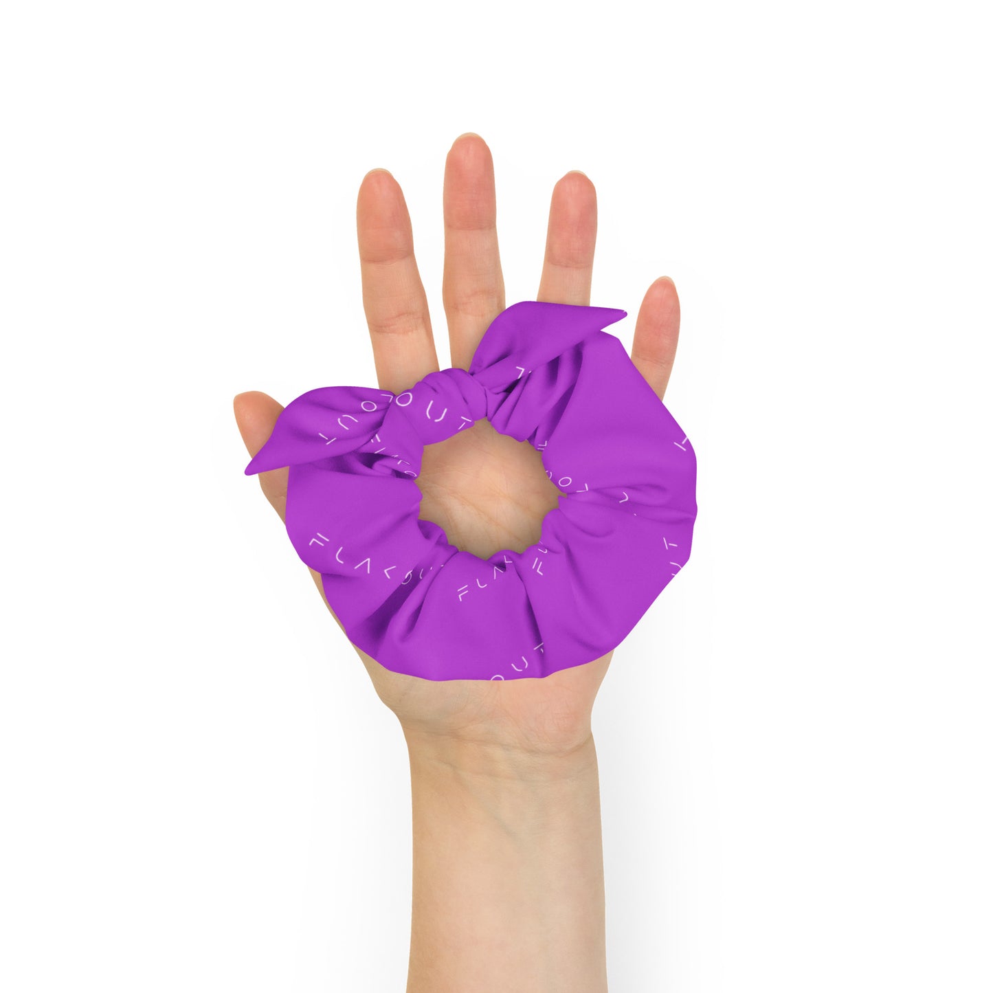 Lilac FLAKOUT Recycled Scrunchie - FLAKOUT