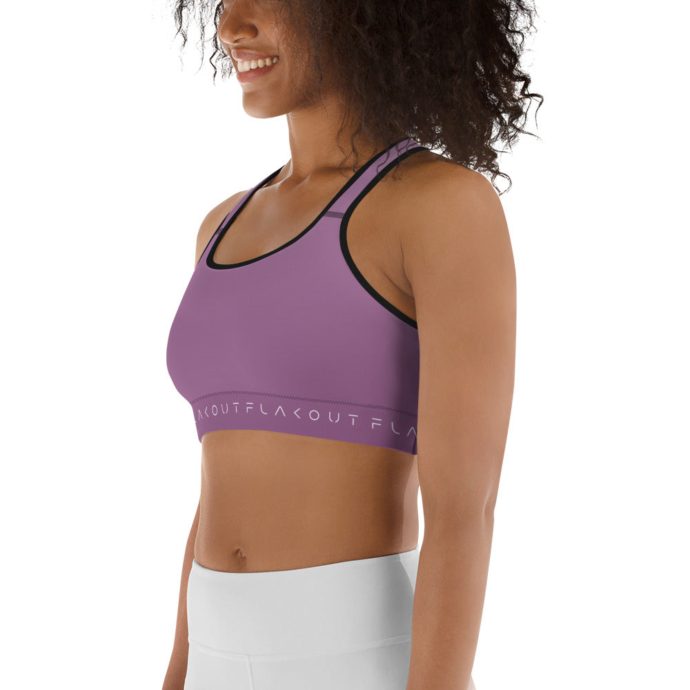 Violet Ecstasy Women's Sports Performance Bra - FLAKOUT