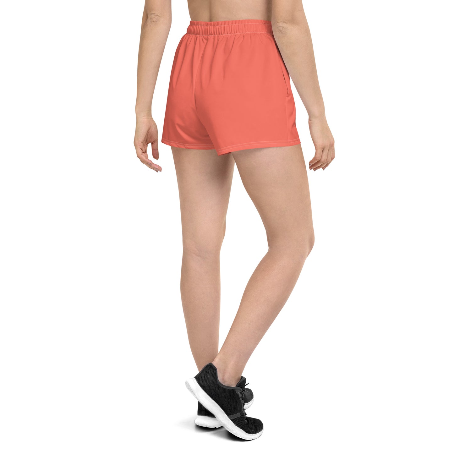 FLAKOUT Sport Coral Crush Women’s Recycled Athletic Shorts - FLAKOUT