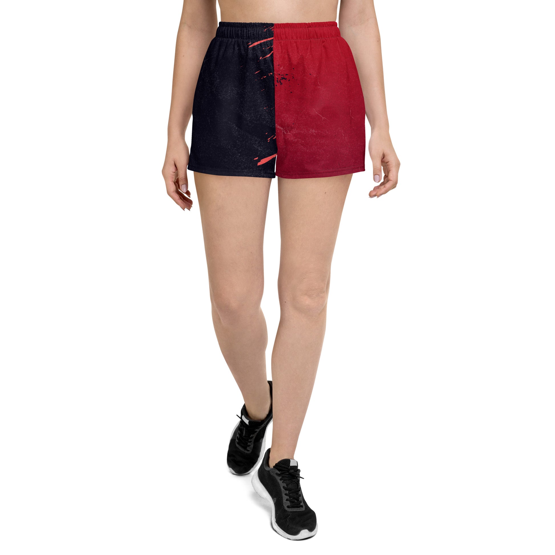 Athletic Shorts Red Black Crush - FLAKOUT