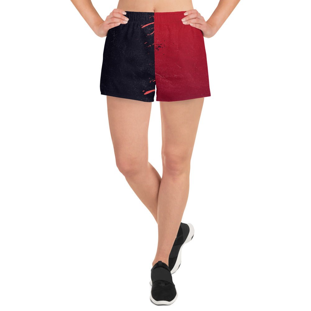 Athletic Shorts Red Black Crush - FLAKOUT