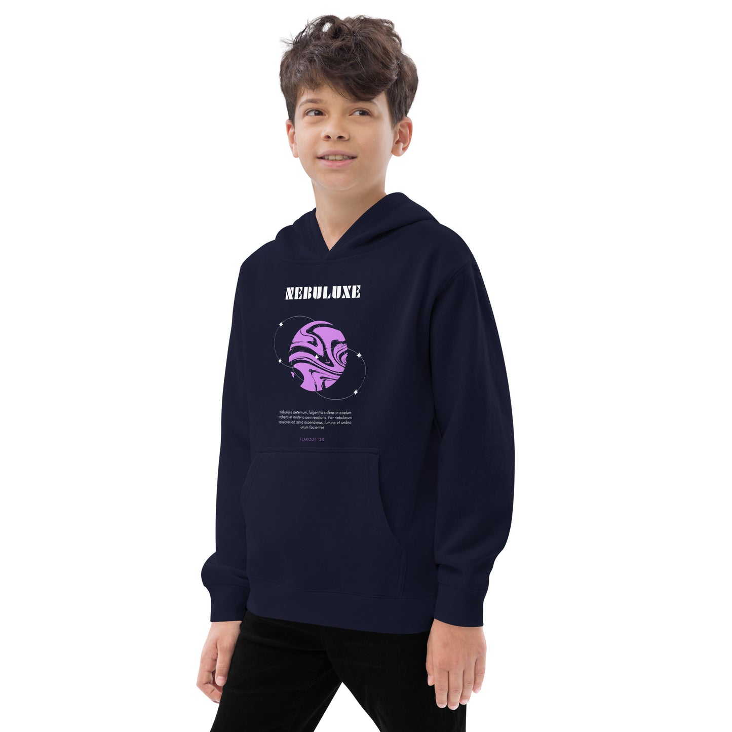 Nebuluxe Brilliance Kid's Hoodie - FLAKOUT