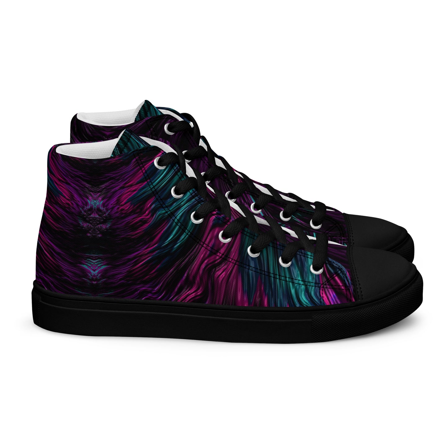 Harmony Fusion Men’s High Top Canvas Shoes - FLAKOUT