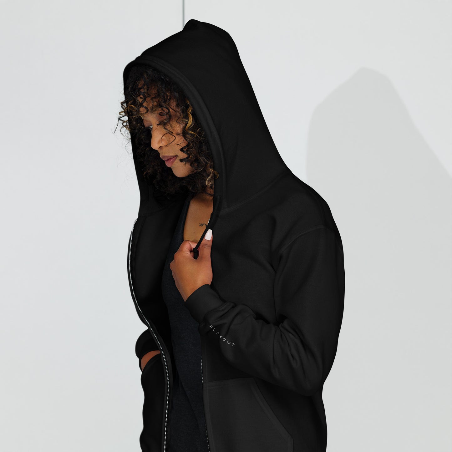 Lost Moon Unisex Zip Hoodie - FLAKOUT