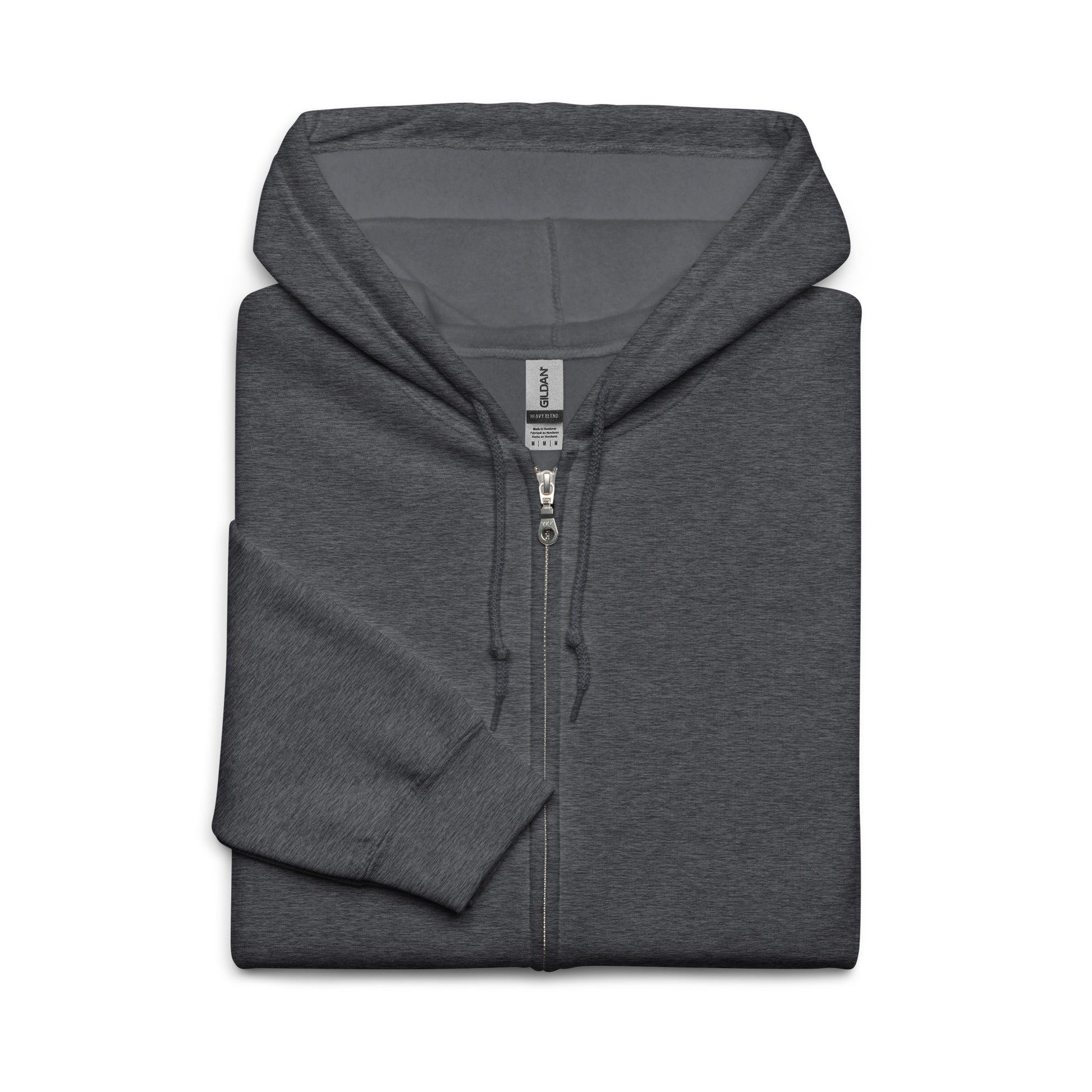 Lunar Eclipsis Heavy Harmony Fusion Zip Hoodie - Dark Heather - FLAKOUT