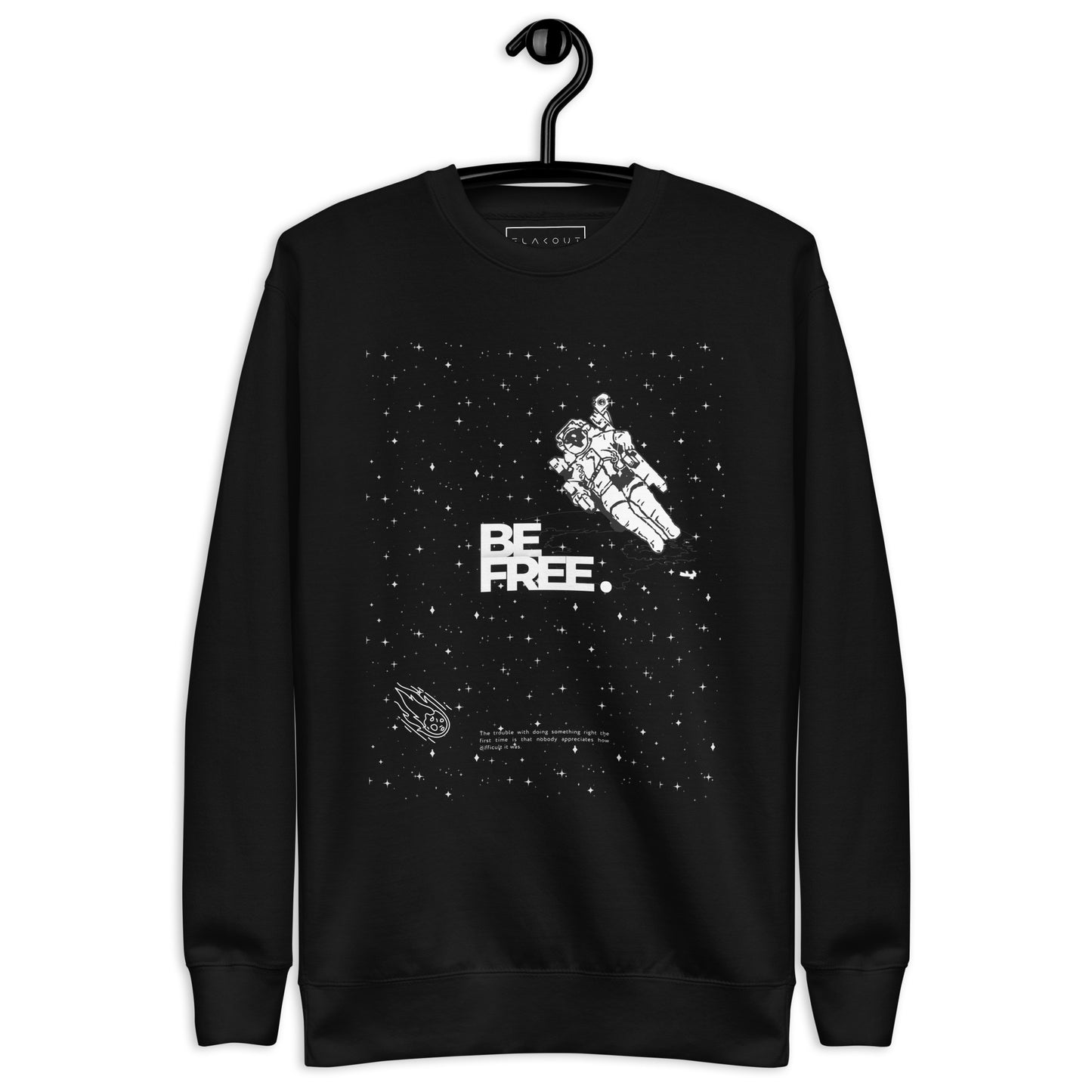 Be Free On Outer Orbit Sweatshirt - FLAKOUT