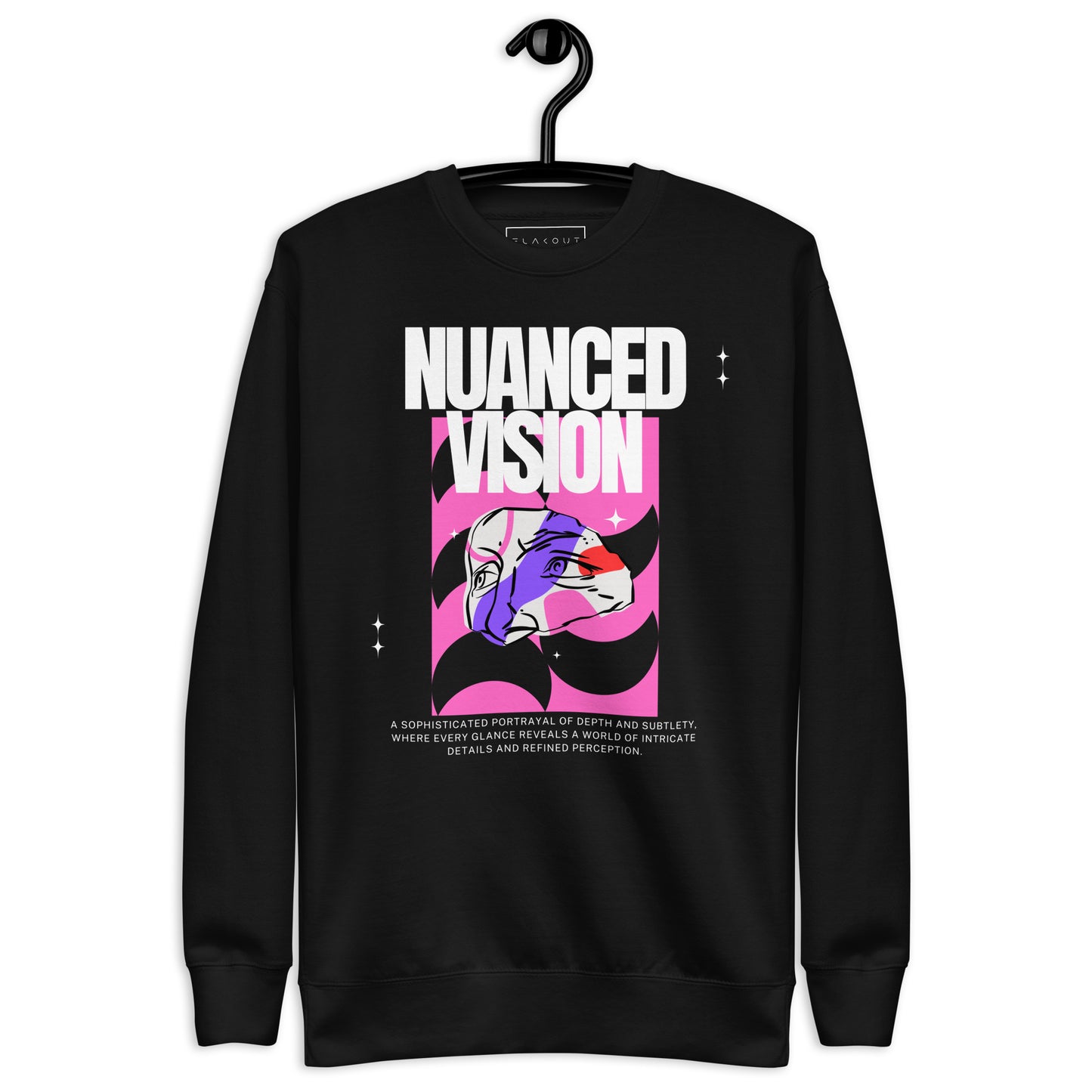 Nuanced Vision Unisex Fleece Sweatshirt - FLAKOUT