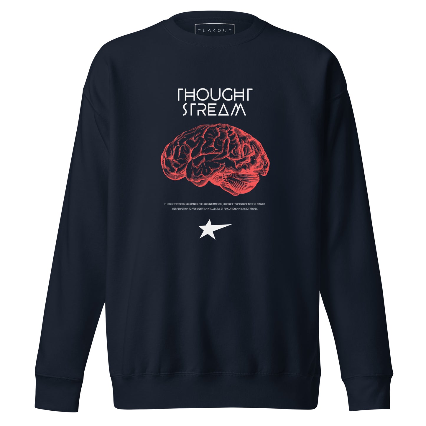 Thought Stream Unisex Fleece Sweatshirt - FLAKOUT