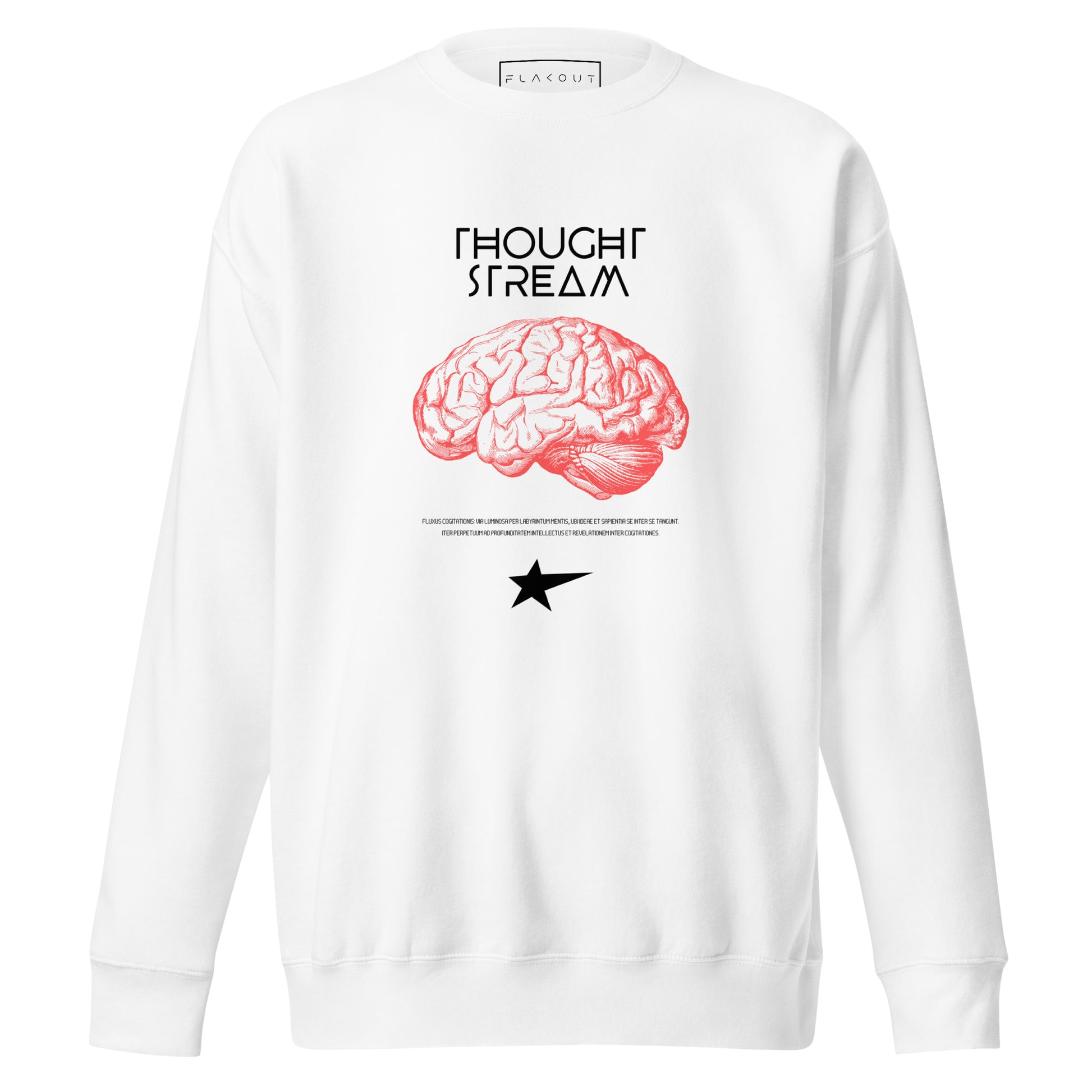 Thought Stream Unisex Fleece Sweatshirt - FLAKOUT