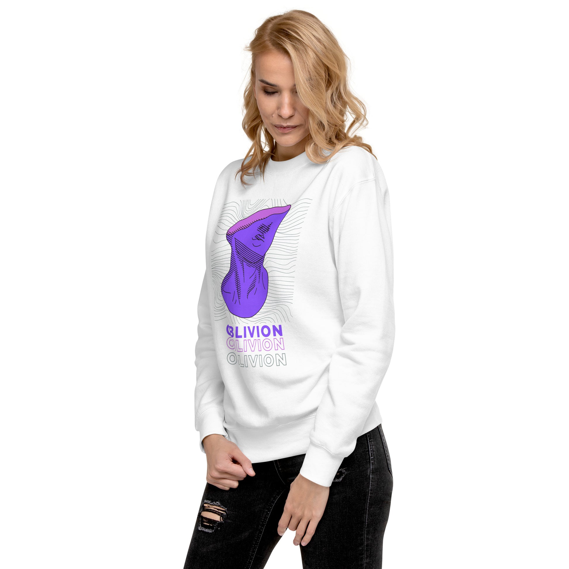 Violet Veil Of Oblivion Sweatshirt - FLAKOUT