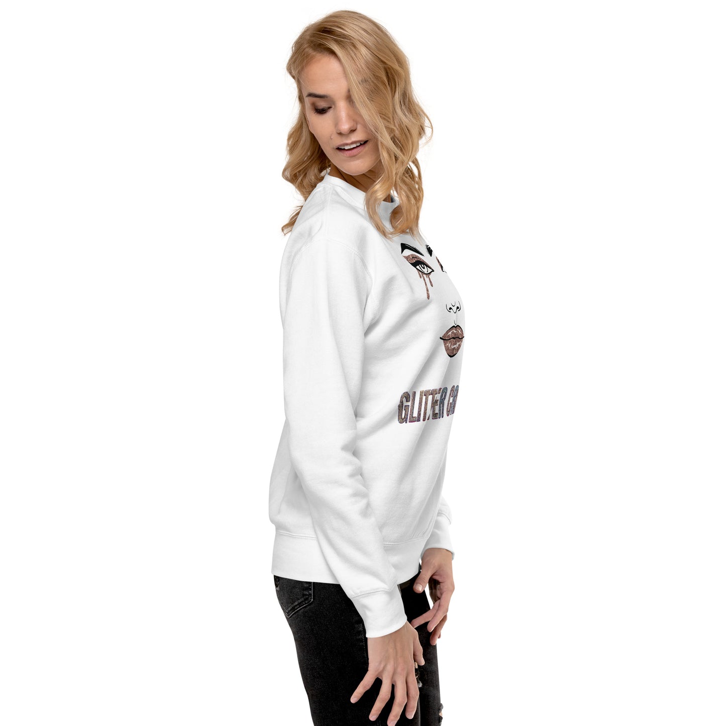 Glitter Cries Women's Fleece Sweatshirt - FLAKOUT