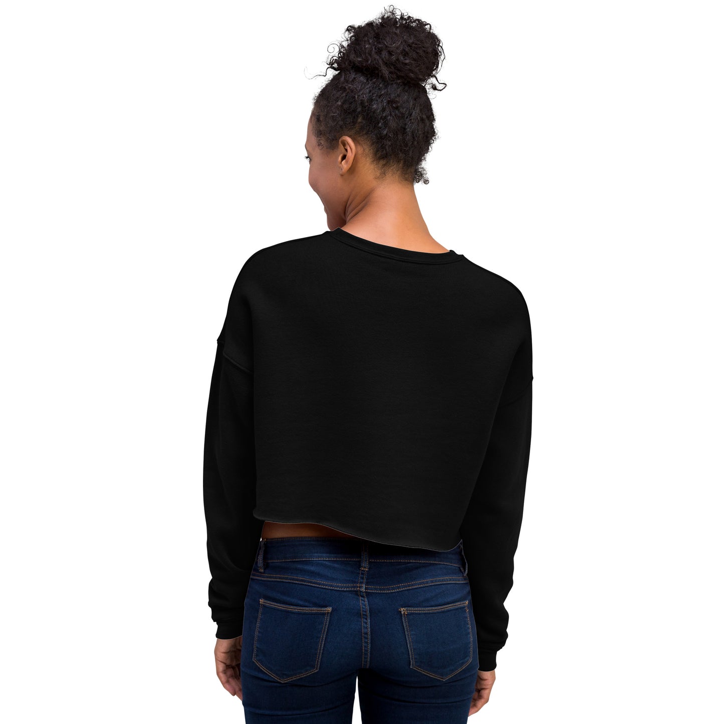 Fly High Voyager Women's Crop Sweatshirt - Black - FLAKOUT