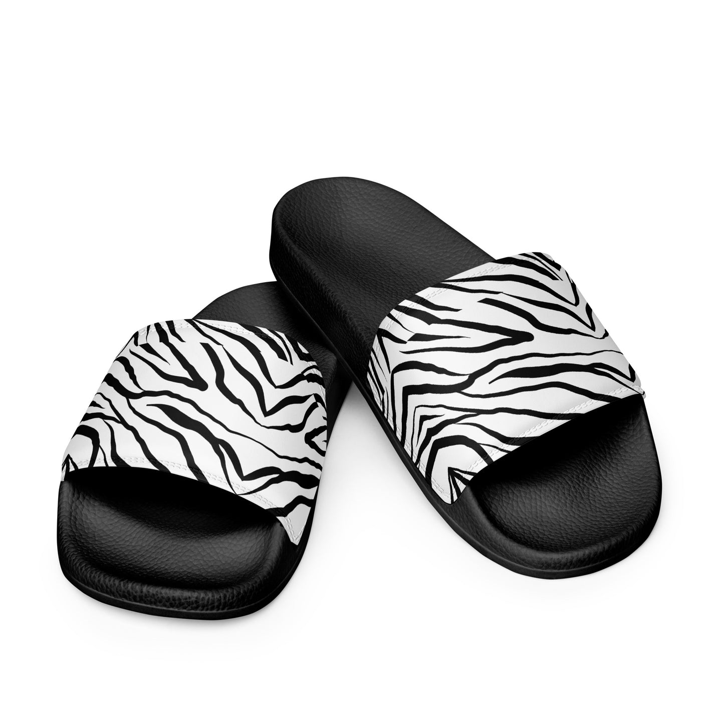 Striped Zebra Vibrance Women's Slides - FLAKOUT