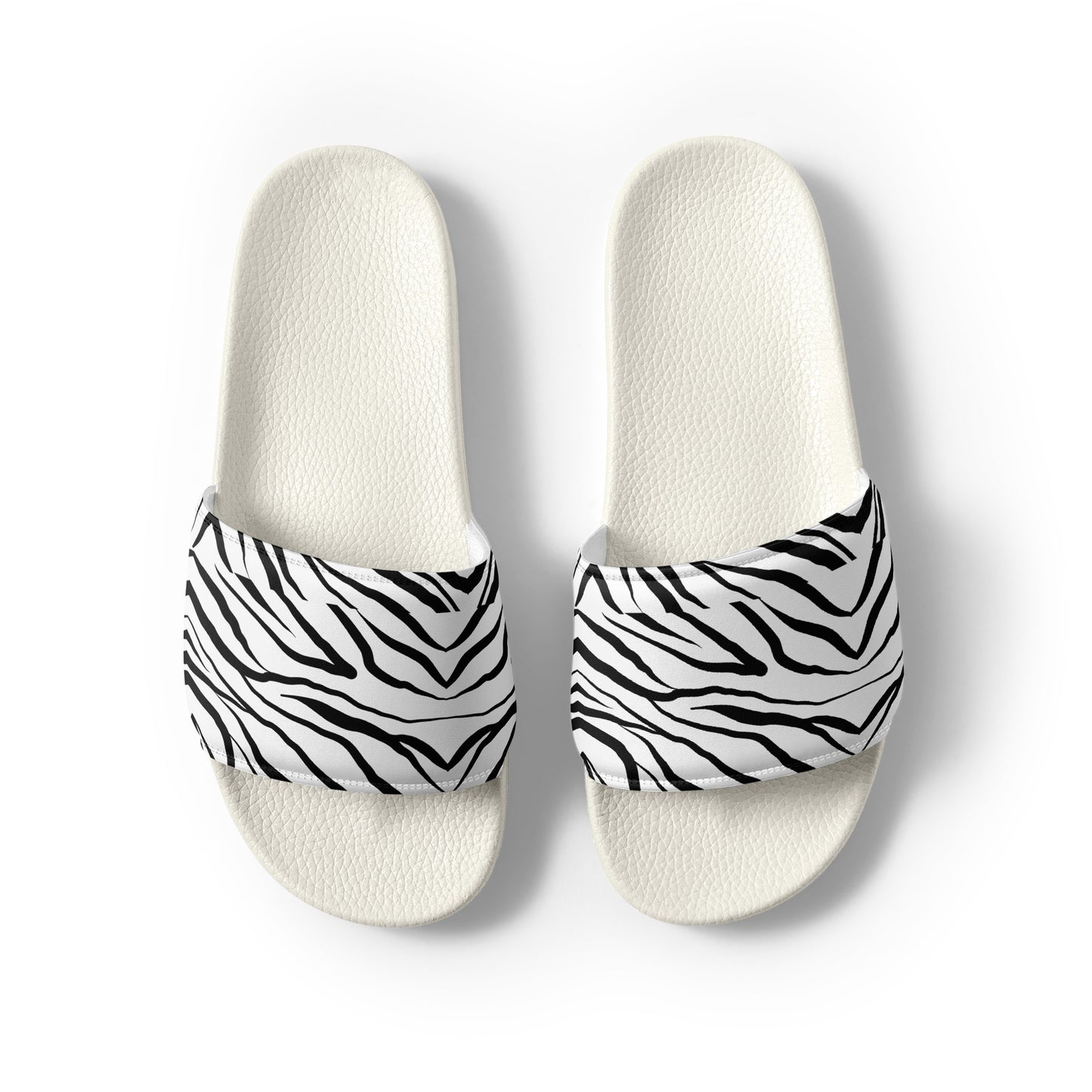 Striped Zebra Vibrance Women's Slides - FLAKOUT