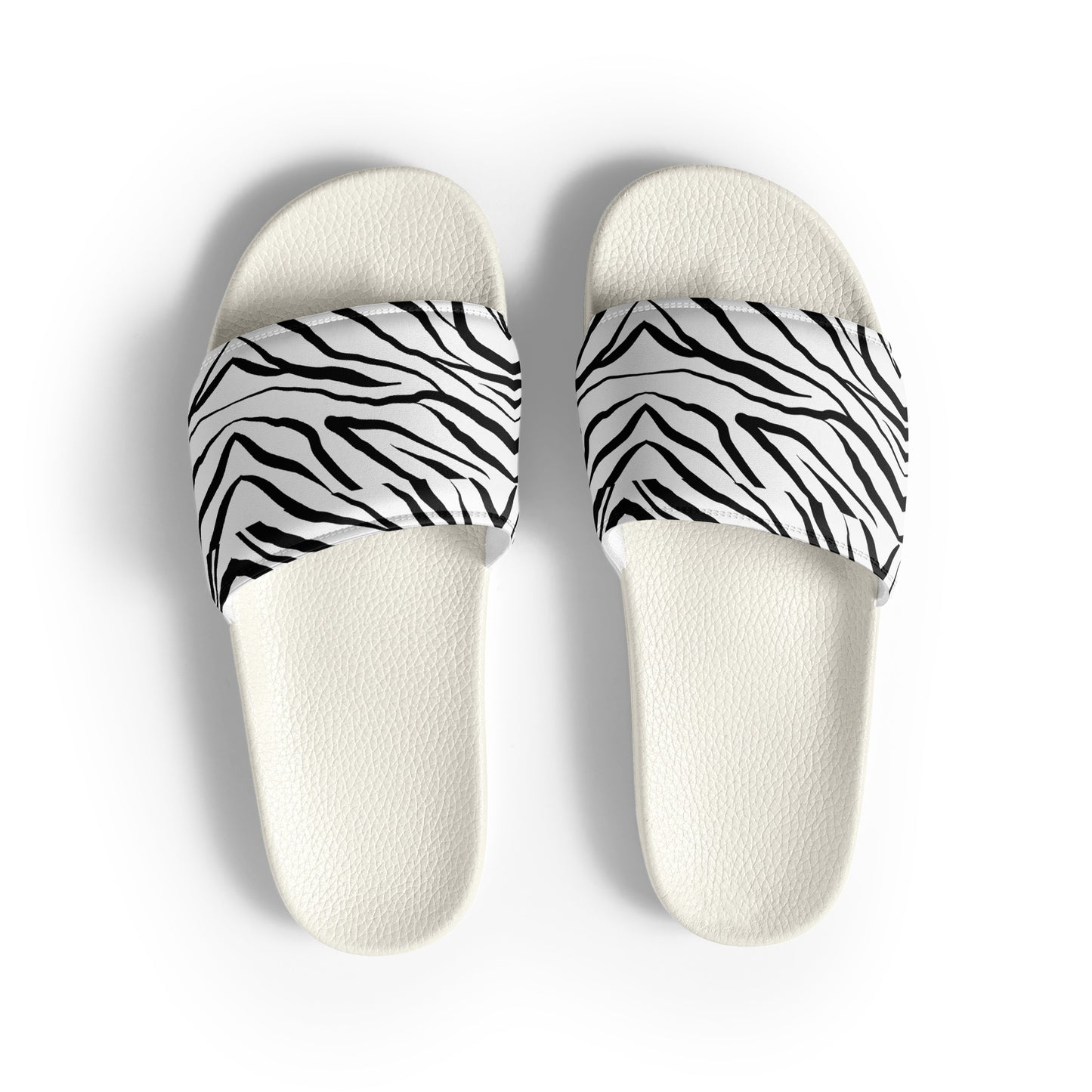 Striped Zebra Vibrance Women's Slides - FLAKOUT