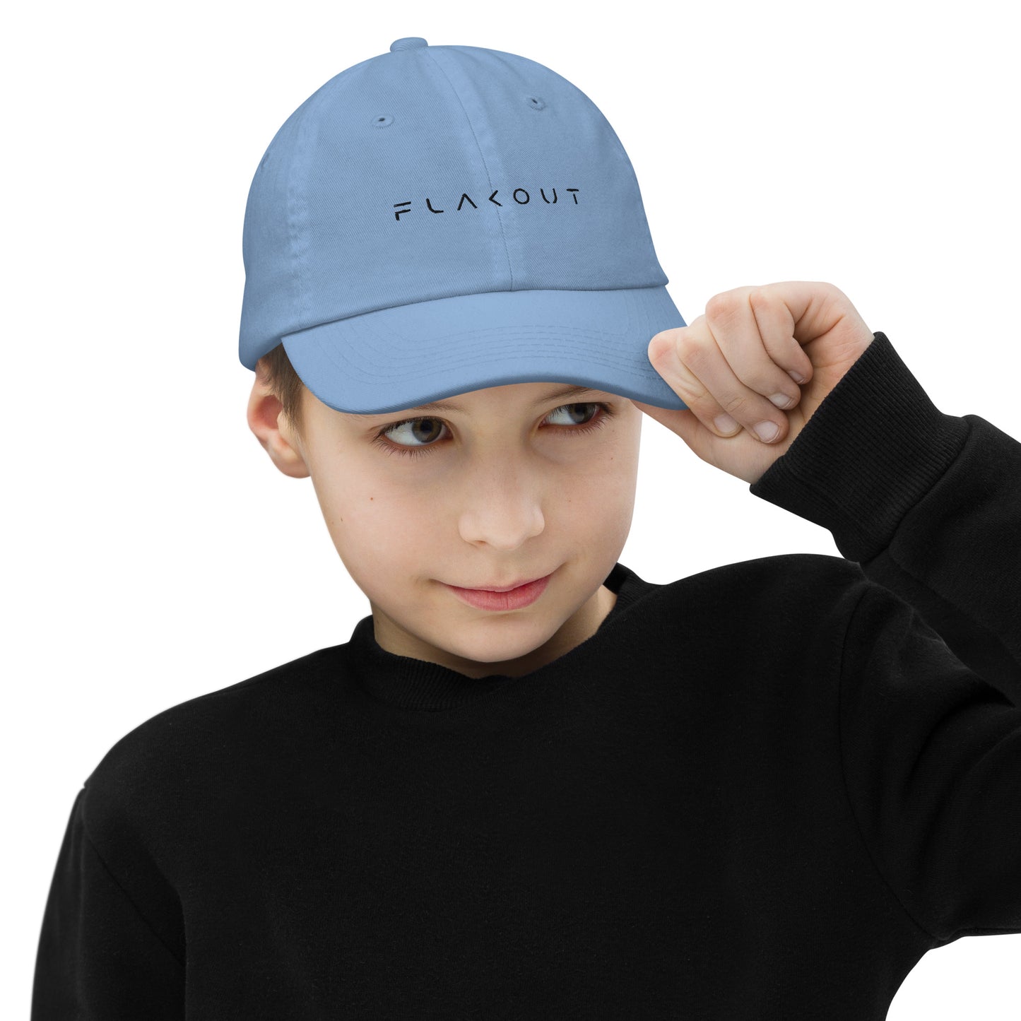 FLAKOUT Logo Embroidered Kid's Baseball Cap