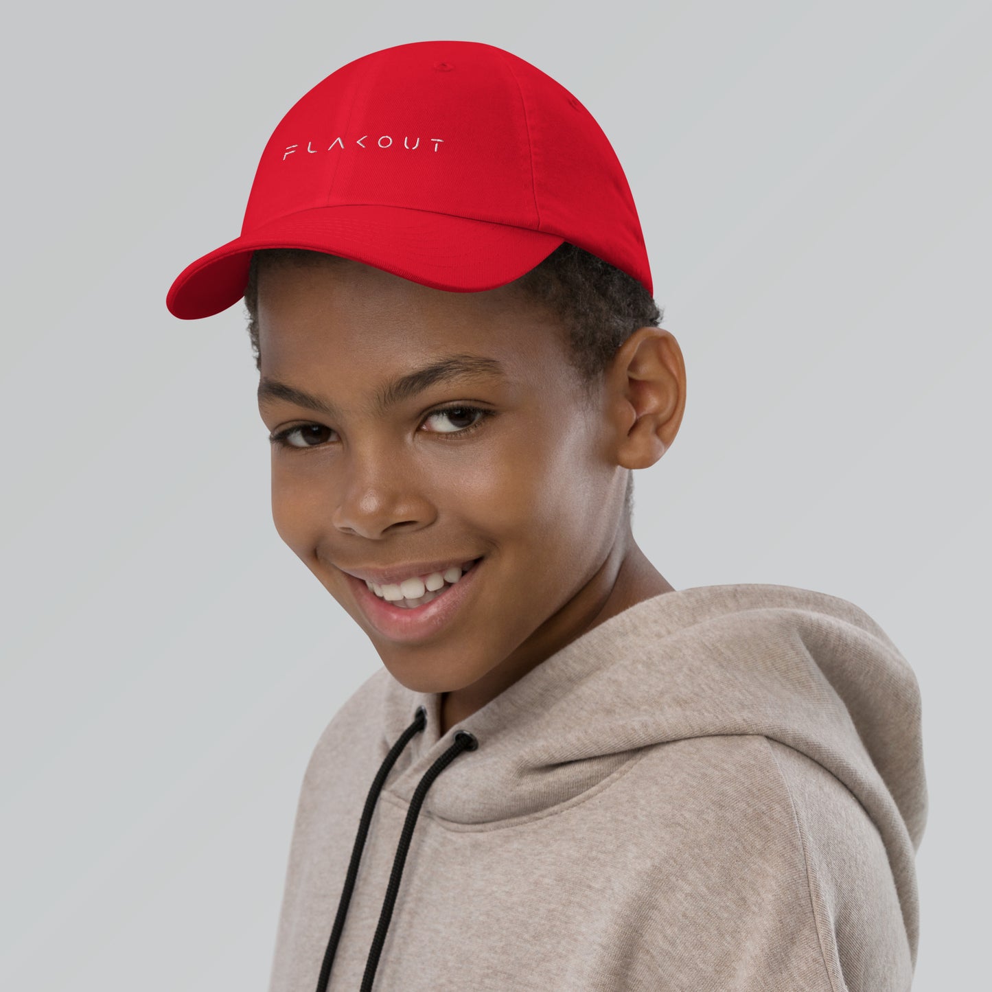 FLAKOUT Logo Embroidered Kid's Baseball Cap