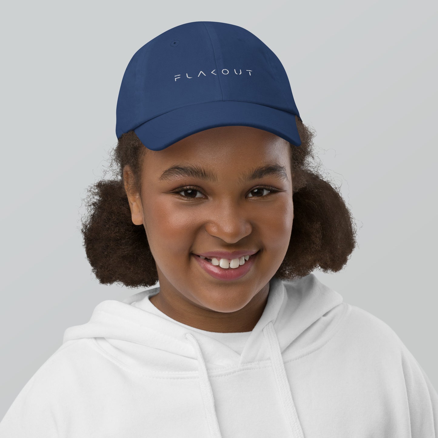 FLAKOUT Logo Embroidered Kid's Baseball Cap