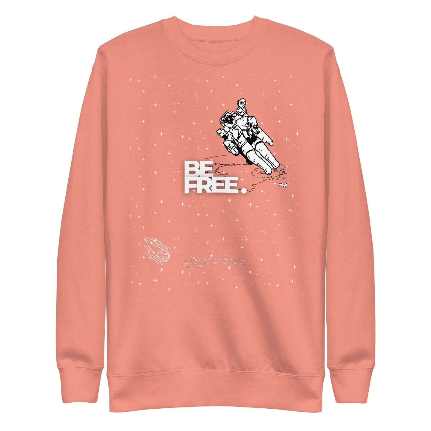 Be Free On Outer Orbit Sweatshirt - FLAKOUT