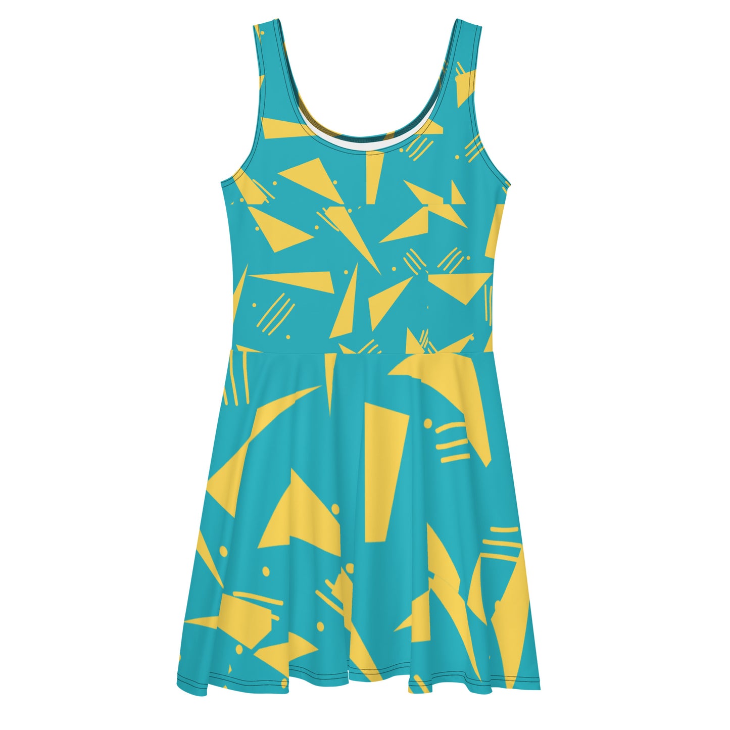 Women's Skater Dress Triangles - FLAKOUT